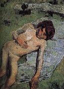 Paul Gauguin Brittany nude juvenile china oil painting artist